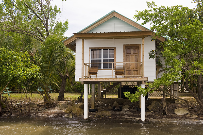 Cabana Garbutts fishing lodge Belize